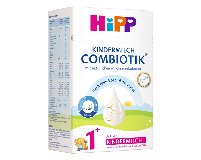HiPP Combiotik 1+ year – Organic Cow Milk Formula 1+ year, German Version (600g)