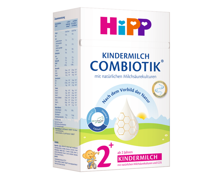 HiPP Combiotik 2+ years – Organic Cow Milk Formula 2+ years, German Version (600g)
