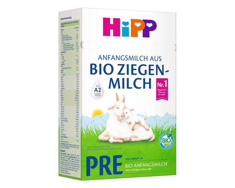 HiPP Goat PRE – Organic Goat Milk Formula 0-6 months, German Version (400g)