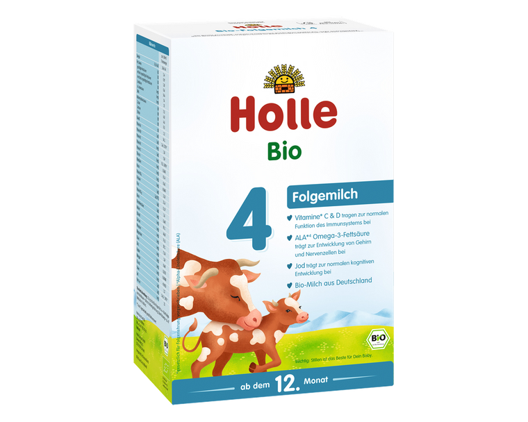 Holle Stage 4 - Organic Cow Milk Formula 1+ year, German Version (600g)