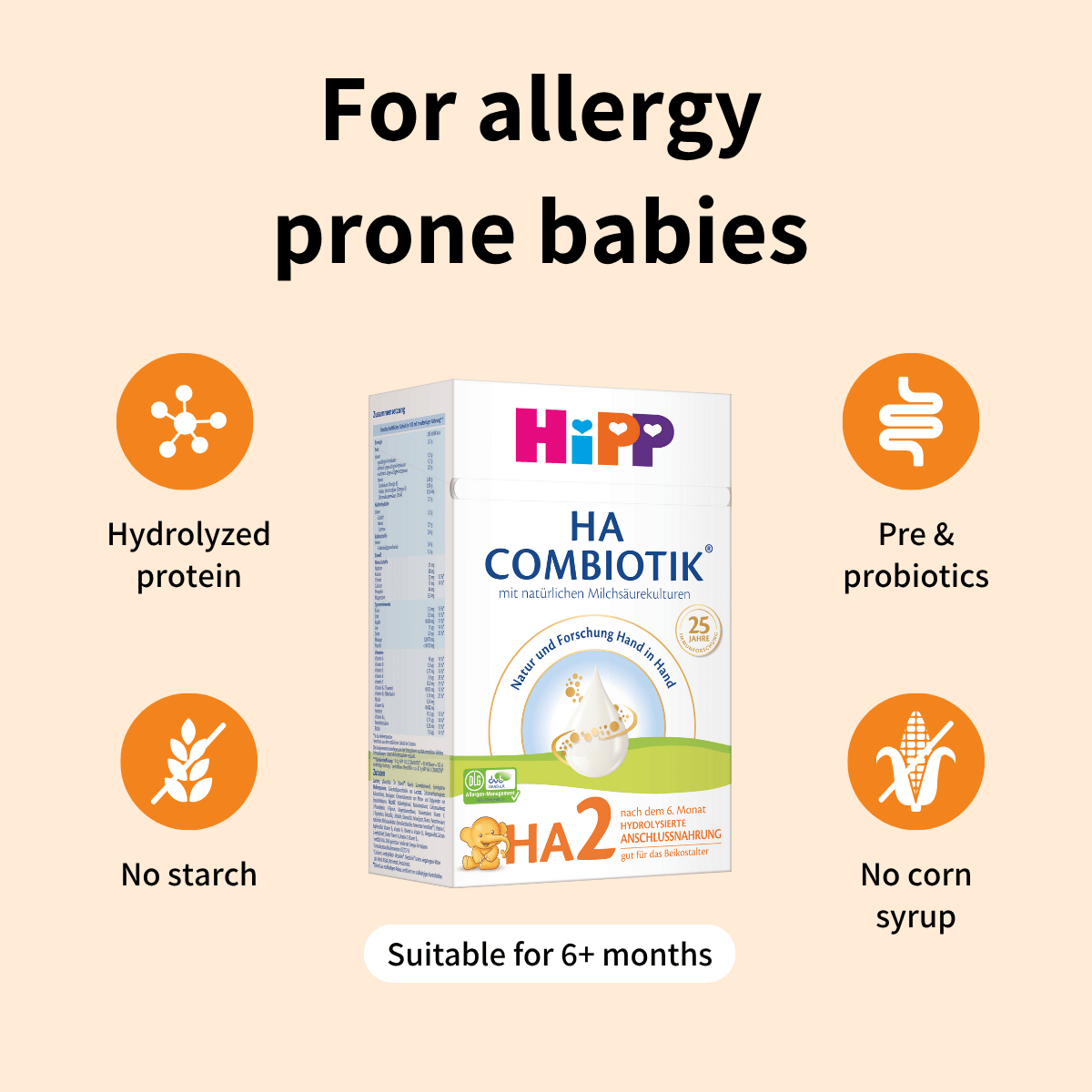 TEST HiPP Combiotik Stage X – Hypoallergenic Formula X+ months, German Version (XXXg)
