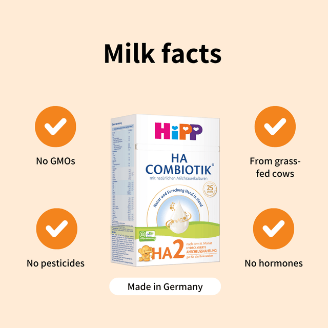 TEST HiPP Combiotik Stage X – Hypoallergenic Formula X+ months, German Version (XXXg)