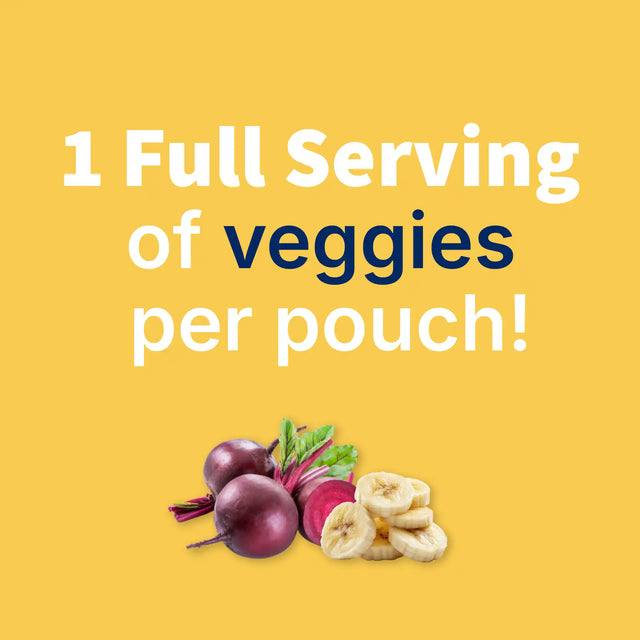 Holle Zebra Beet – Organic Veggie Pouches 6+ months (100g)