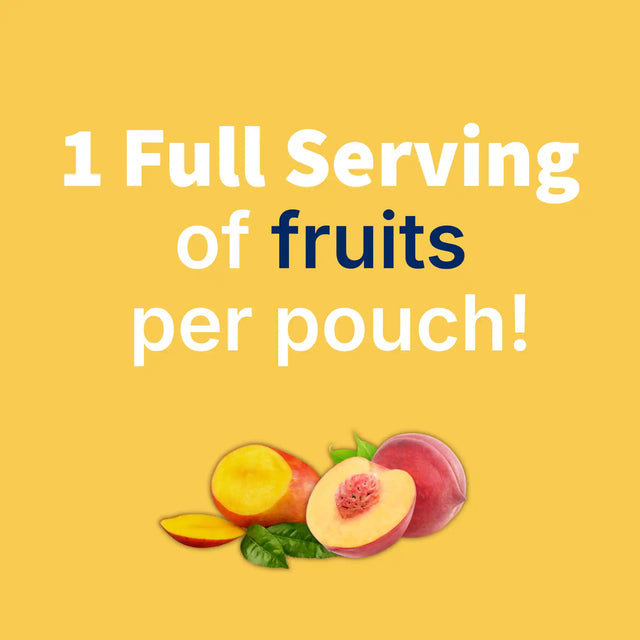 HiPP Peach in Apple & Mango – Organic Fruit Pouches 12+ months (100g)