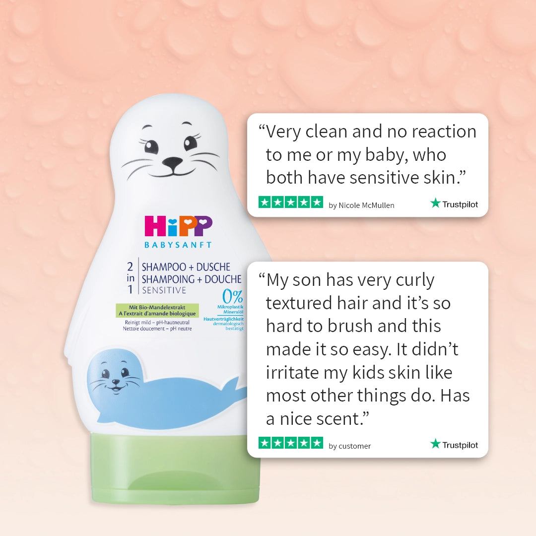 HiPP Hair & Body Wash – For Sensitive Baby Skin (200ml)