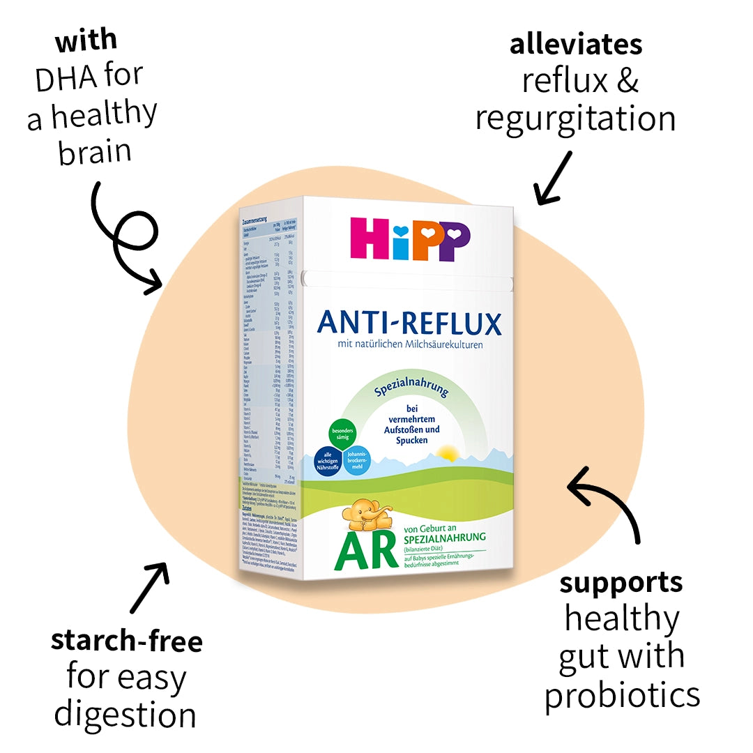 HiPP Anti-Reflux – Specialty Formula 0-12 months, German Version (600g)