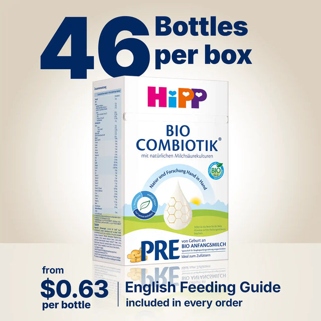 HiPP Combiotik PRE – Organic Cow Milk Formula 0-6 months, German Version (600g)