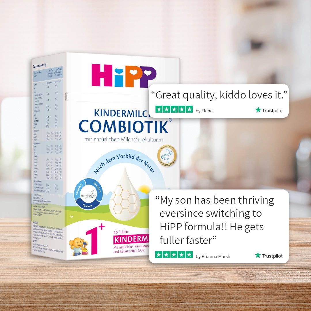 HiPP Combiotik 1+ year – Organic Cow Milk Formula 1+ year, German Version (600g)