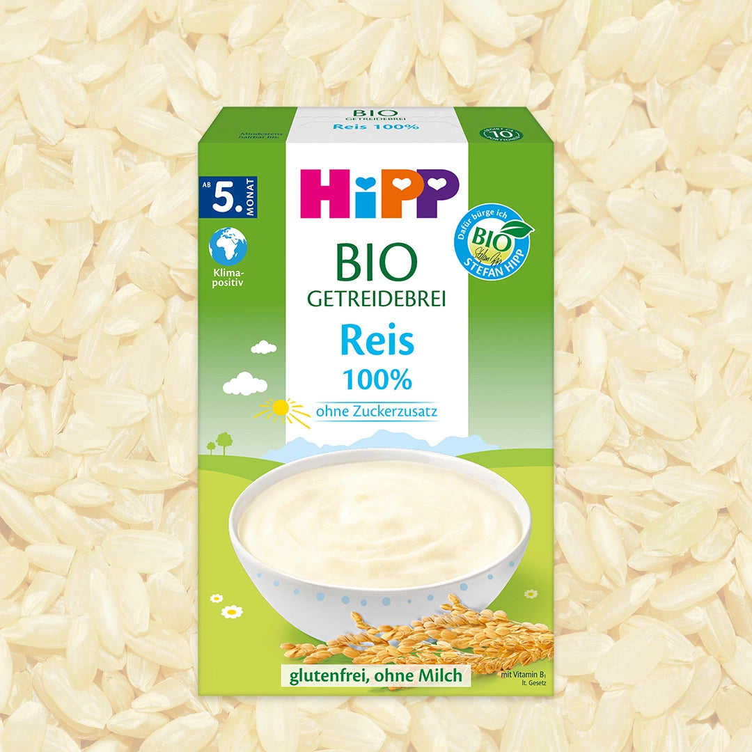 HiPP 100% Rice – Organic Cereal Porridge 5+ months (200g)