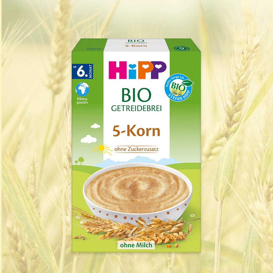 HiPP 5-Grain – Organic Cereal Porridge  6+ months (200g)