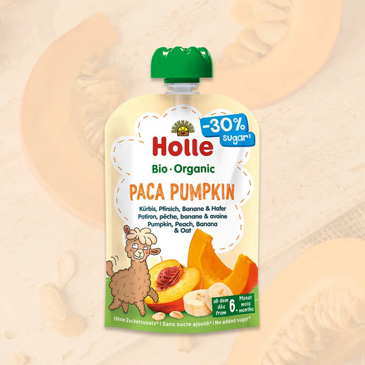 Holle Paca Pumpkin - Organic Veggie Pouches 6+ months (100g)