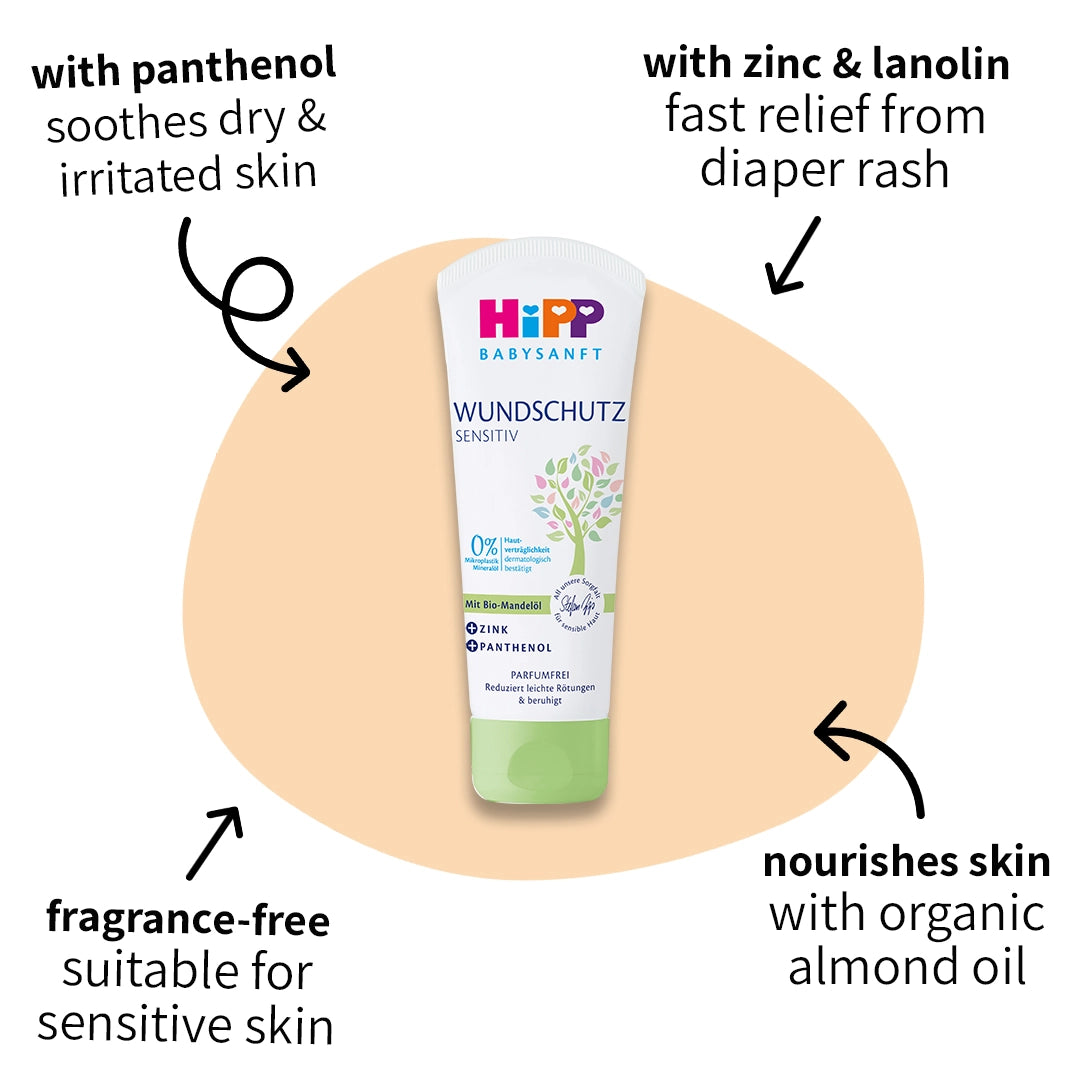 HiPP Diaper Rash Cream – For Sensitive Baby Skin (75ml)