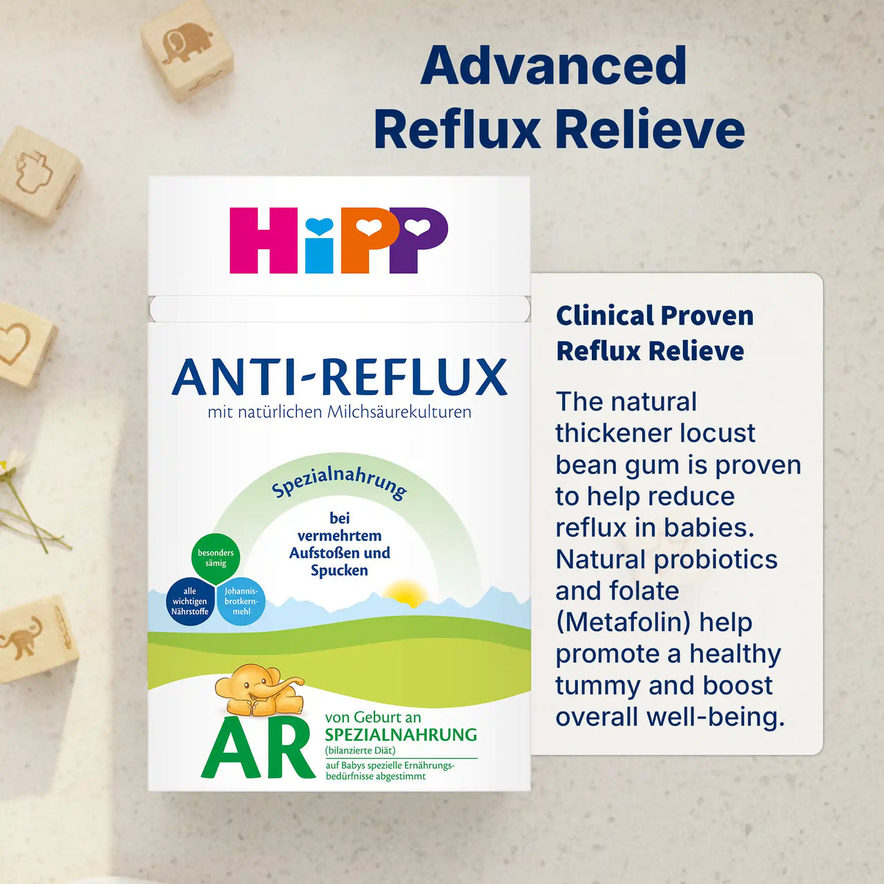 HiPP Anti-Reflux – Specialty Formula 0-12 months, German Version (600g)