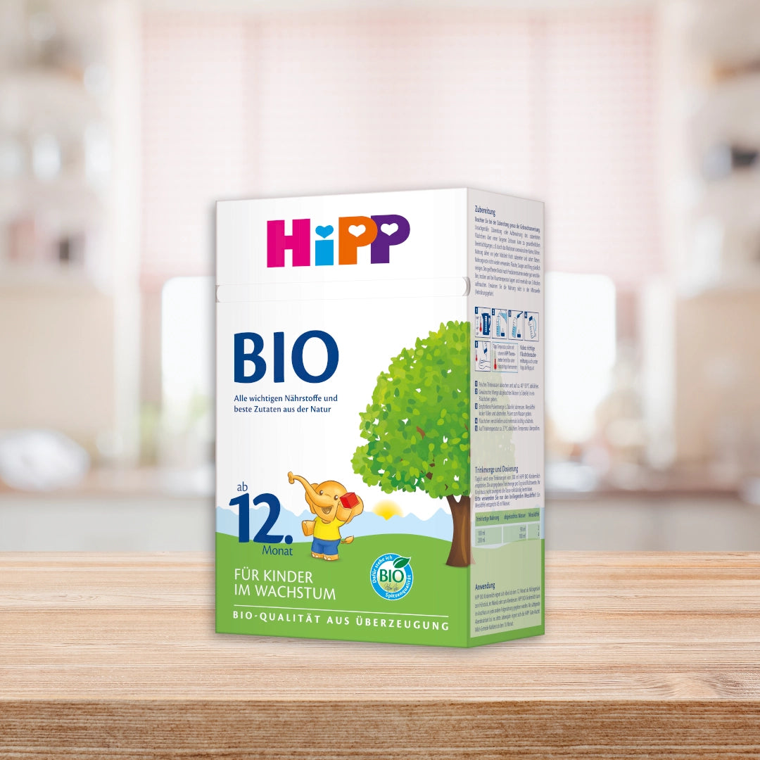 HiPP BIO 1+ Year – Organic Cow Milk Formula 1+ year, German Version (600g)