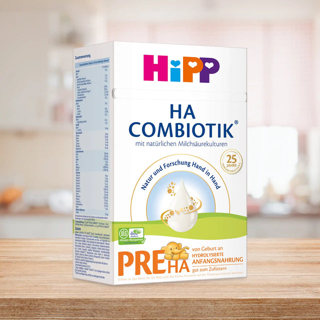 HiPP HA Combiotik PRE – Hypoallergenic Formula 0-6 months, German Version (600g)