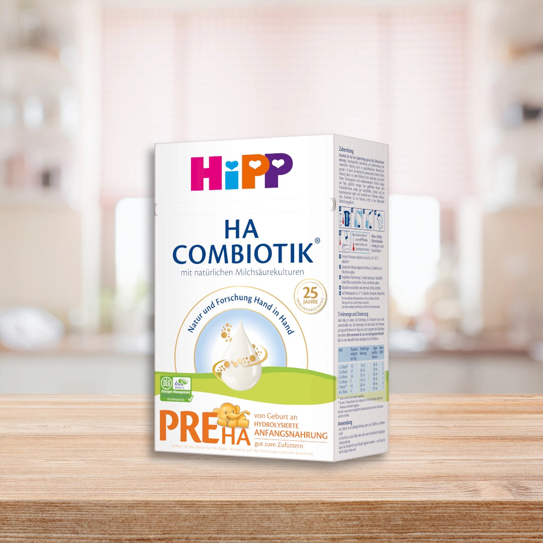 HiPP HA Combiotik PRE – Hypoallergenic Formula 0-6 months, German Version (600g)