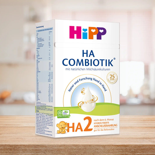HiPP HA Combiotik Stage 2 – Hypoallergenic Formula 6+ months, German Version (600g)