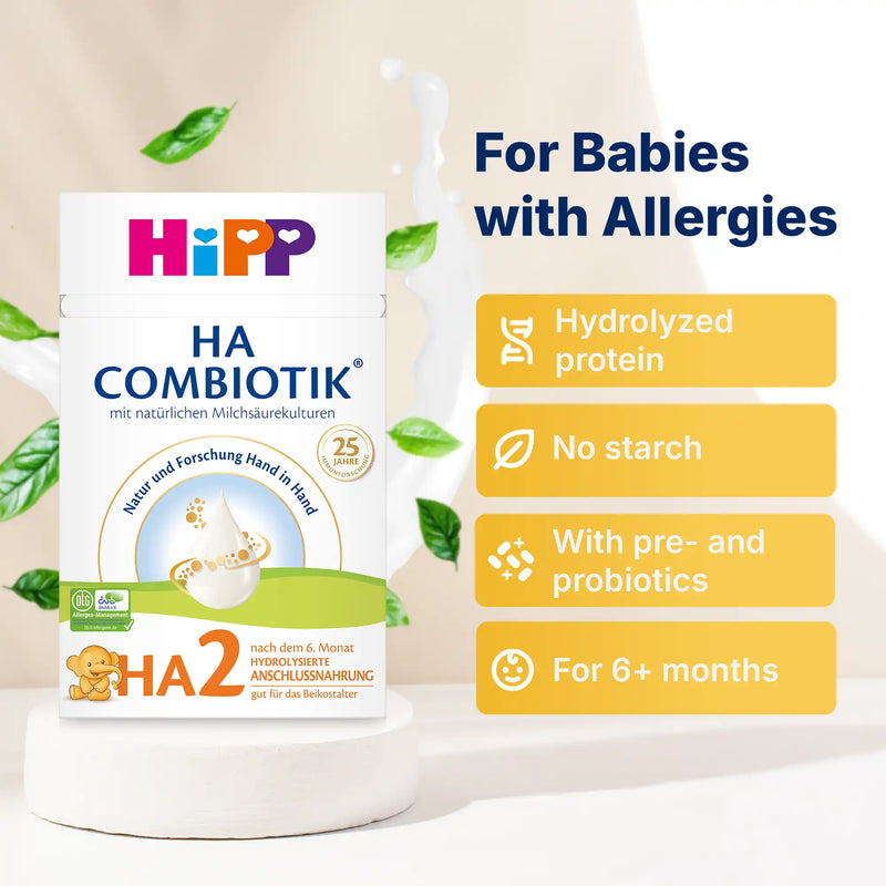 HiPP HA Combiotik Stage 2 – Hypoallergenic Formula 6+ months, German Version (600g)