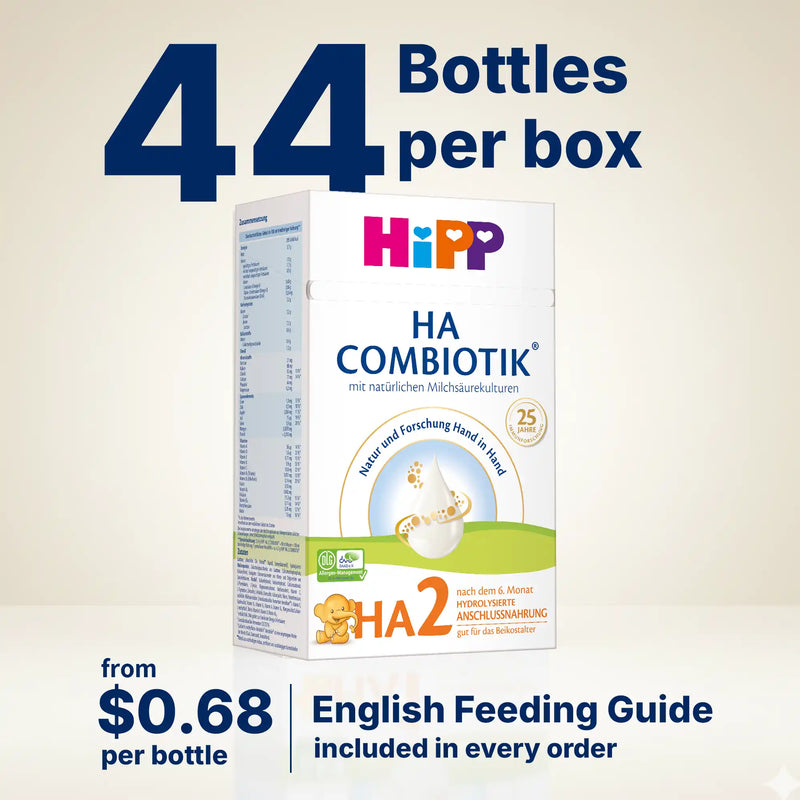 HiPP HA Combiotik Stage 2 – Hypoallergenic Formula 6+ months, German Version (600g)