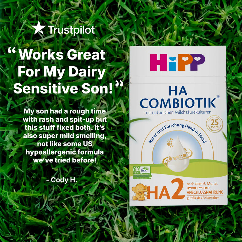 HiPP HA Combiotik Stage 2 – Hypoallergenic Formula 6+ months, German Version (600g)