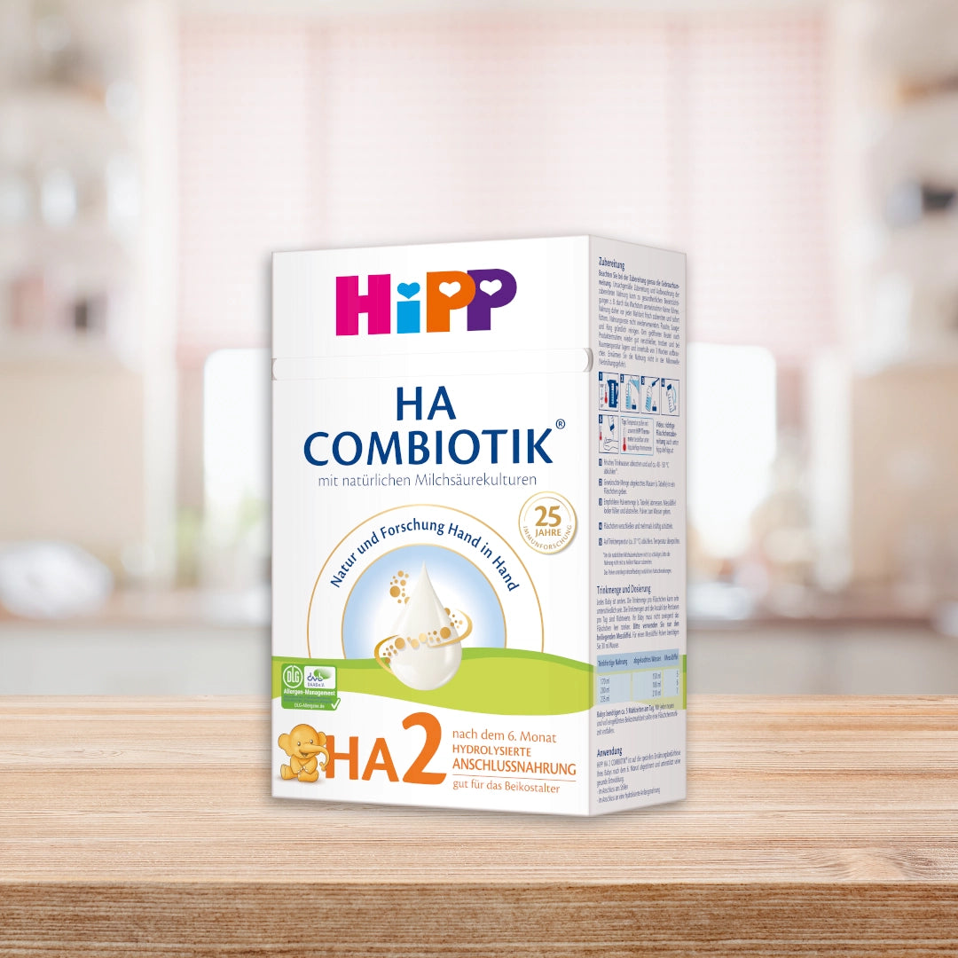 HiPP HA Combiotik Stage 2 – Hypoallergenic Formula 6+ months, German Version (600g)