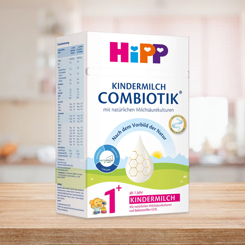 HiPP Combiotik 1+ year – Organic Cow Milk Formula 1+ year, German Version (600g)