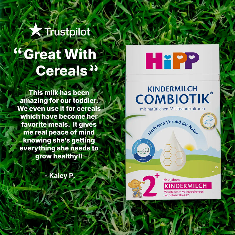 HiPP Combiotik 2+ years – Organic Cow Milk Formula 2+ years, German Version (600g)