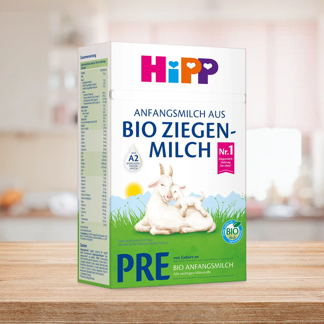HiPP Goat PRE – Organic Goat Milk Formula 0-6 months, German Version (400g)