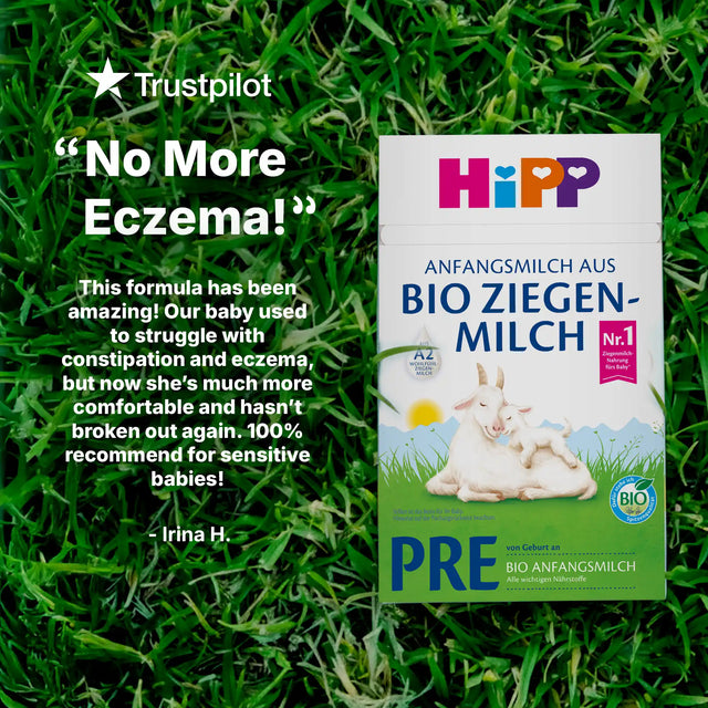 HiPP Goat PRE – Organic Goat Milk Formula 0-6 months, German Version (400g)