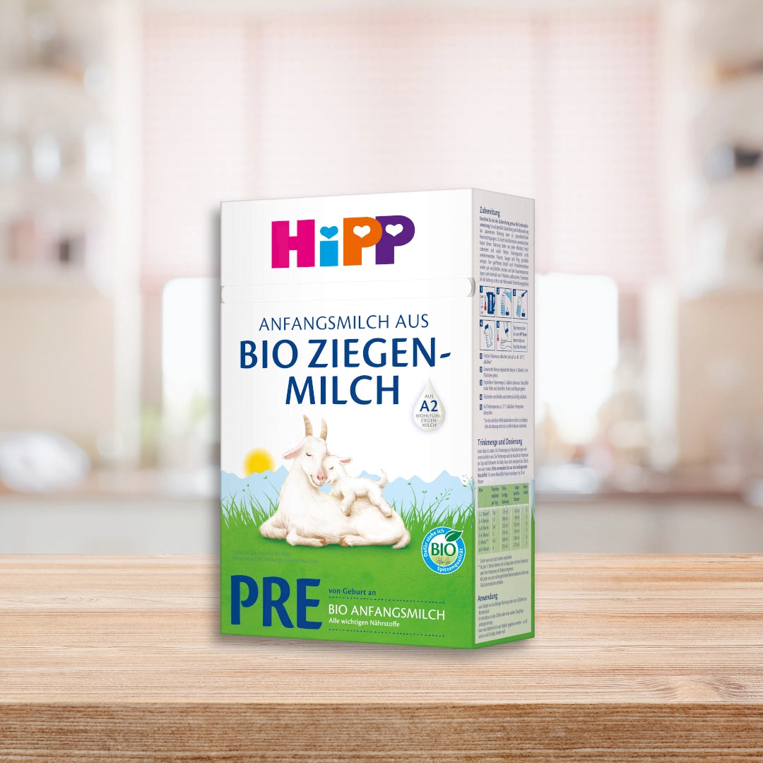 HiPP Goat PRE – Organic Goat Milk Formula 0-6 months, German Version (400g)