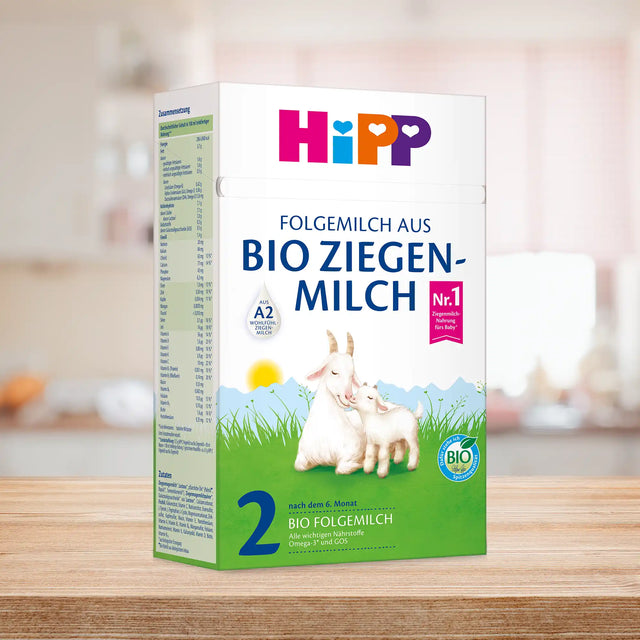 HiPP Goat Stage 2 – Organic Goat Milk Formula 6-12 months, German Version (400g)