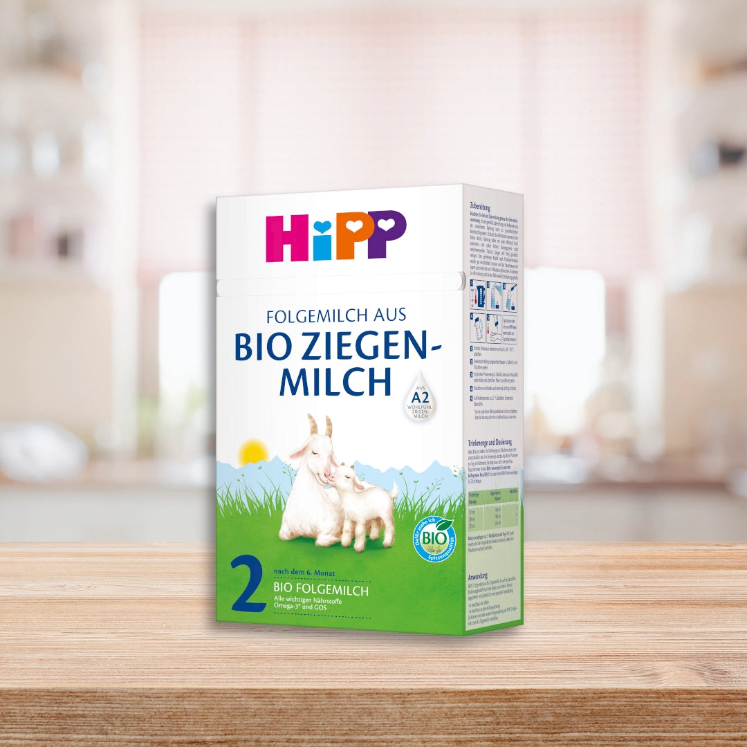 HiPP Goat Stage 2 – Organic Goat Milk Formula 6-12 months, German Version (400g)