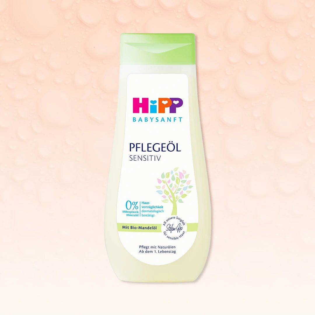 HiPP Care Oil with 100% Natural Oils – For Sensitive Baby Skin (200ml)