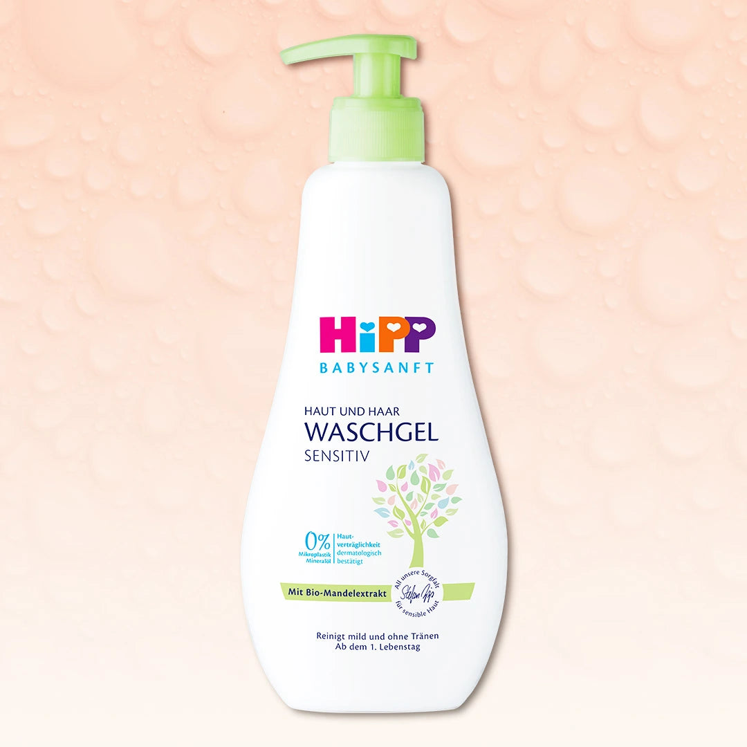 HiPP Body & Hair Wash Value Family Pack – For Sensitive Baby Skin (400ml)