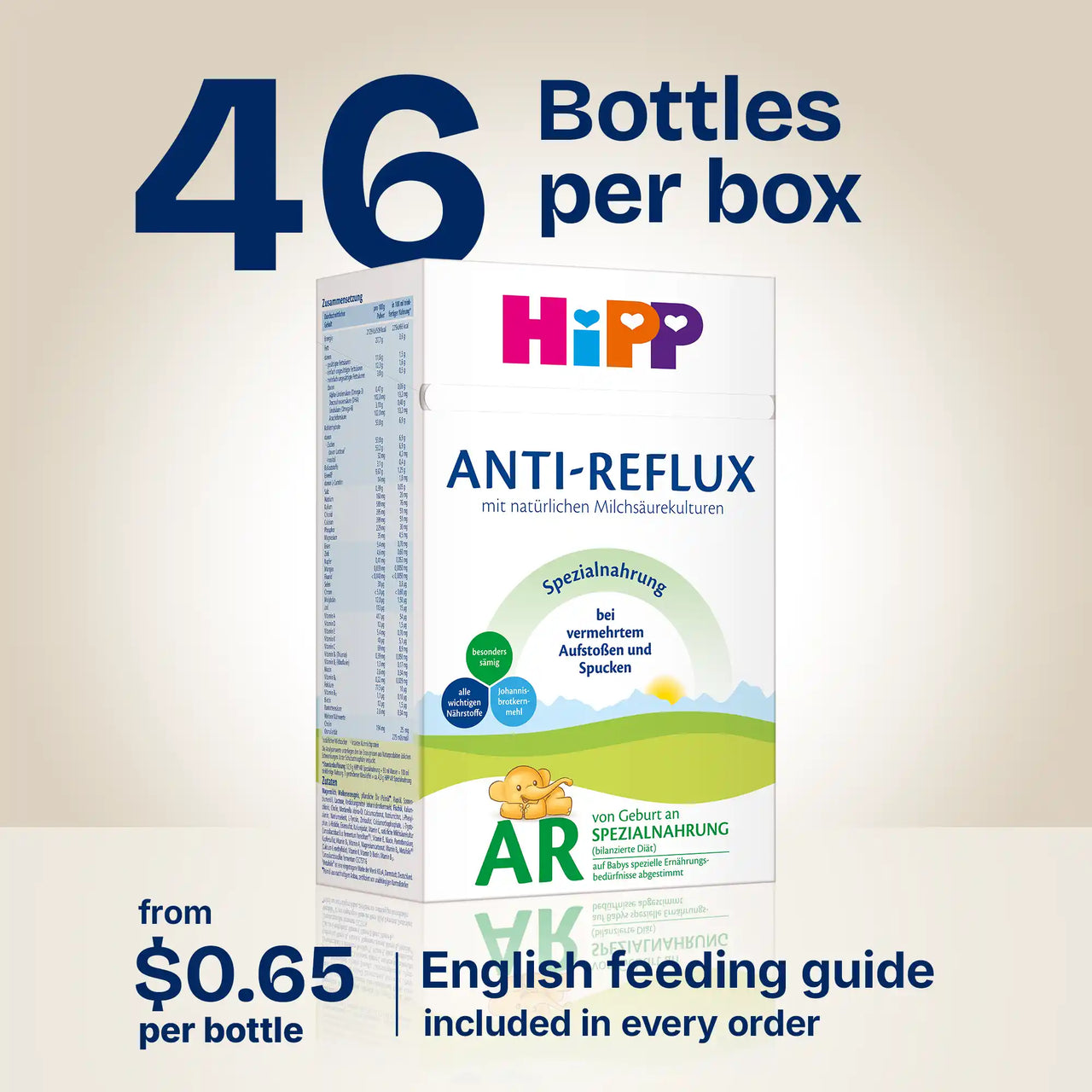 HiPP Anti-Reflux – Specialty Formula 0-12 months, German Version (600g)