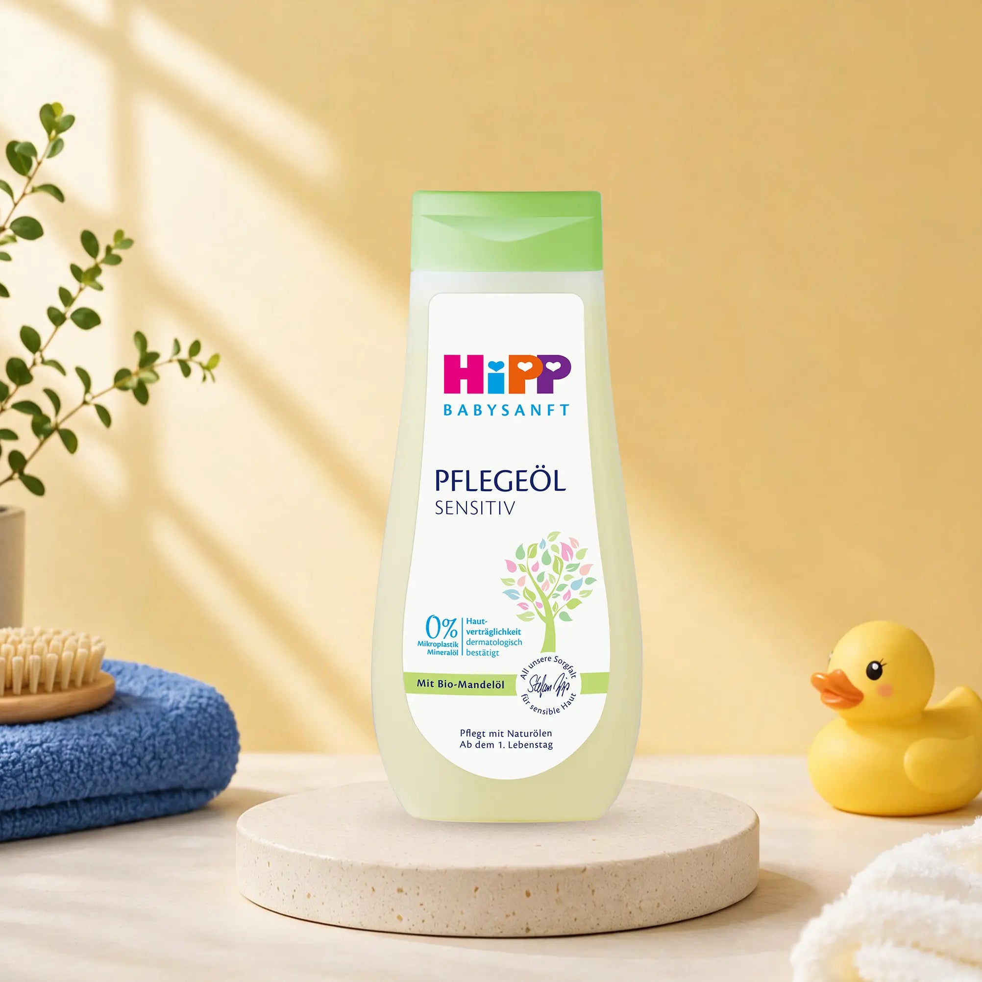HiPP Care Oil with 100% Natural Oils – For Sensitive Baby Skin (200ml)