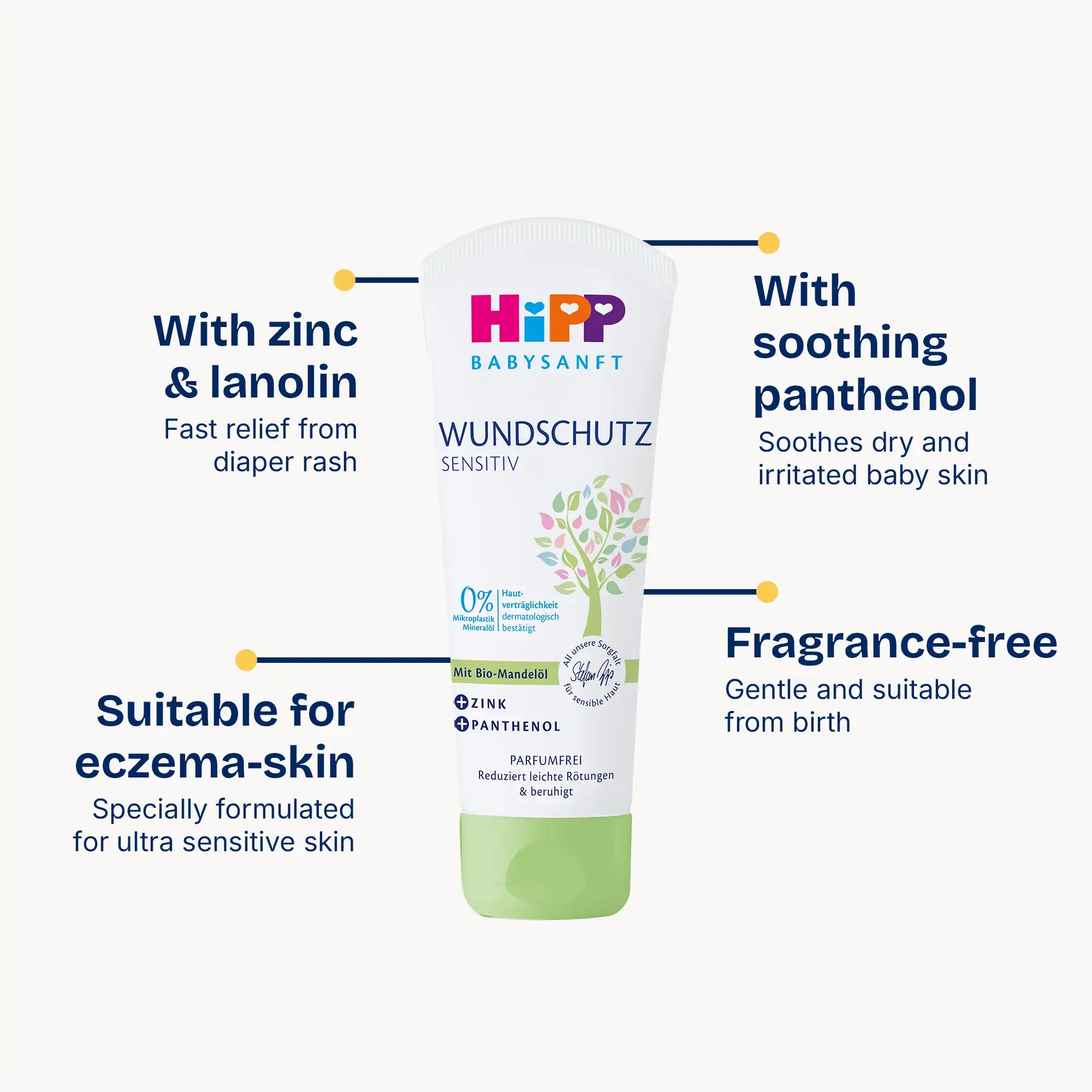 HiPP Diaper Rash Cream – For Sensitive Baby Skin (75ml)
