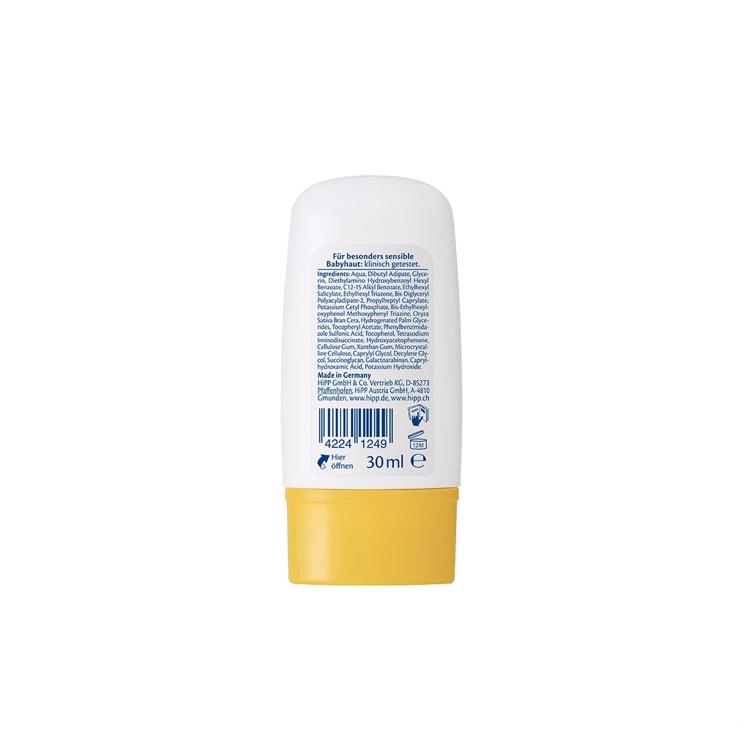 HiPP Baby Face Sunscreen Lotion SPF 50+ | Water Resistant & Ultra Sensitive | 30ml