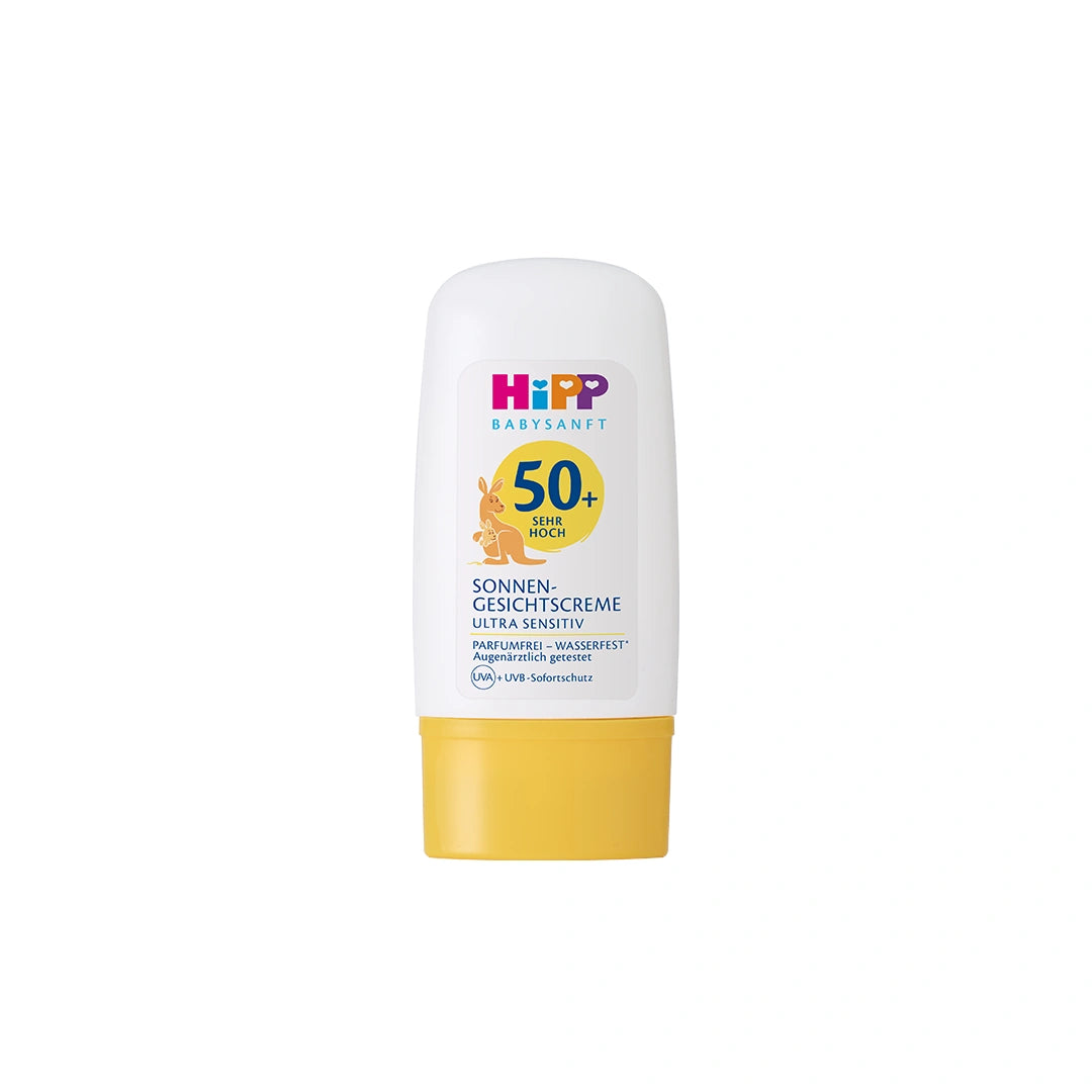 HiPP Baby Face Sunscreen Lotion SPF 50+ | Water Resistant & Ultra Sensitive | 30ml