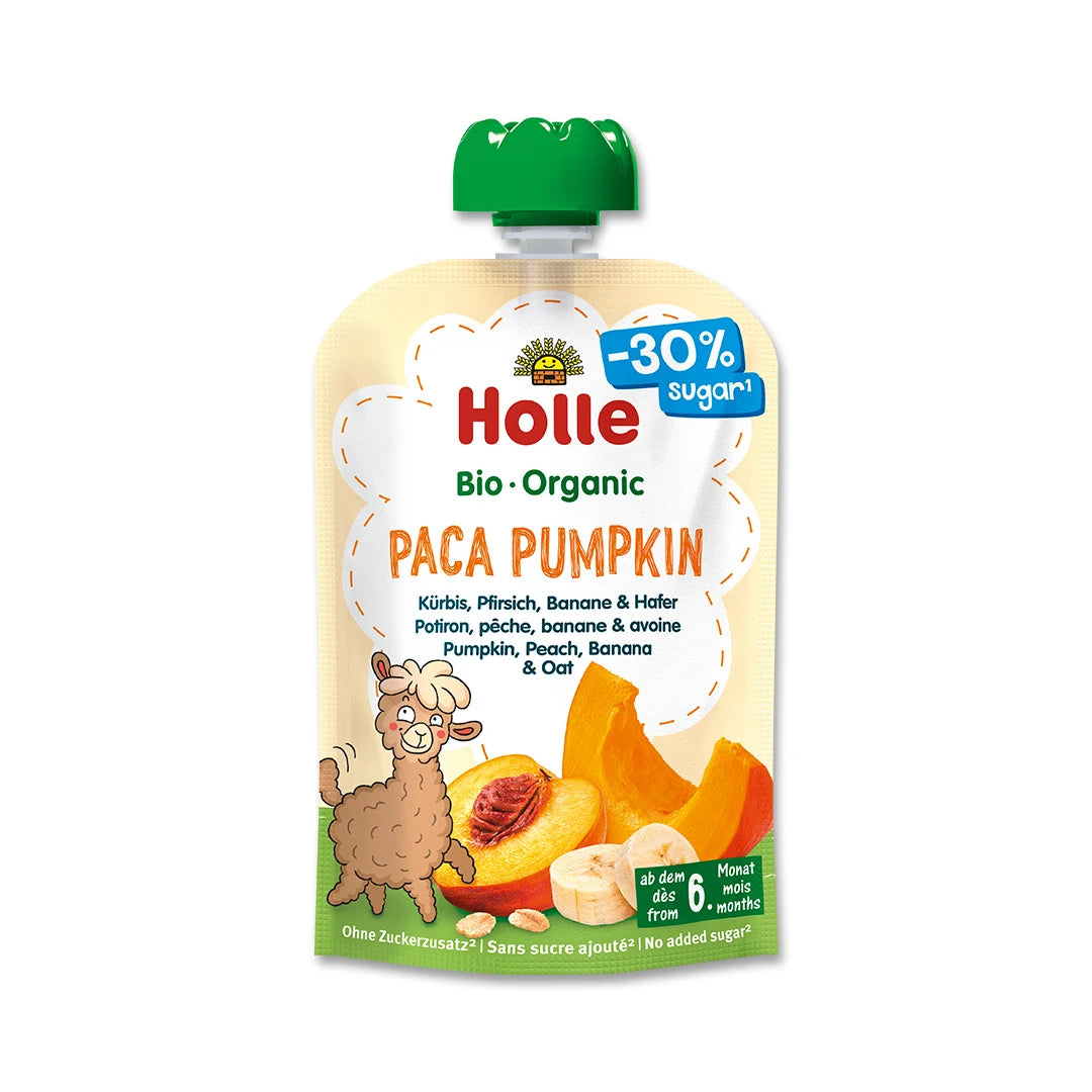 Holle Paca Pumpkin - Organic Veggie Pouches 6+ months (100g)
