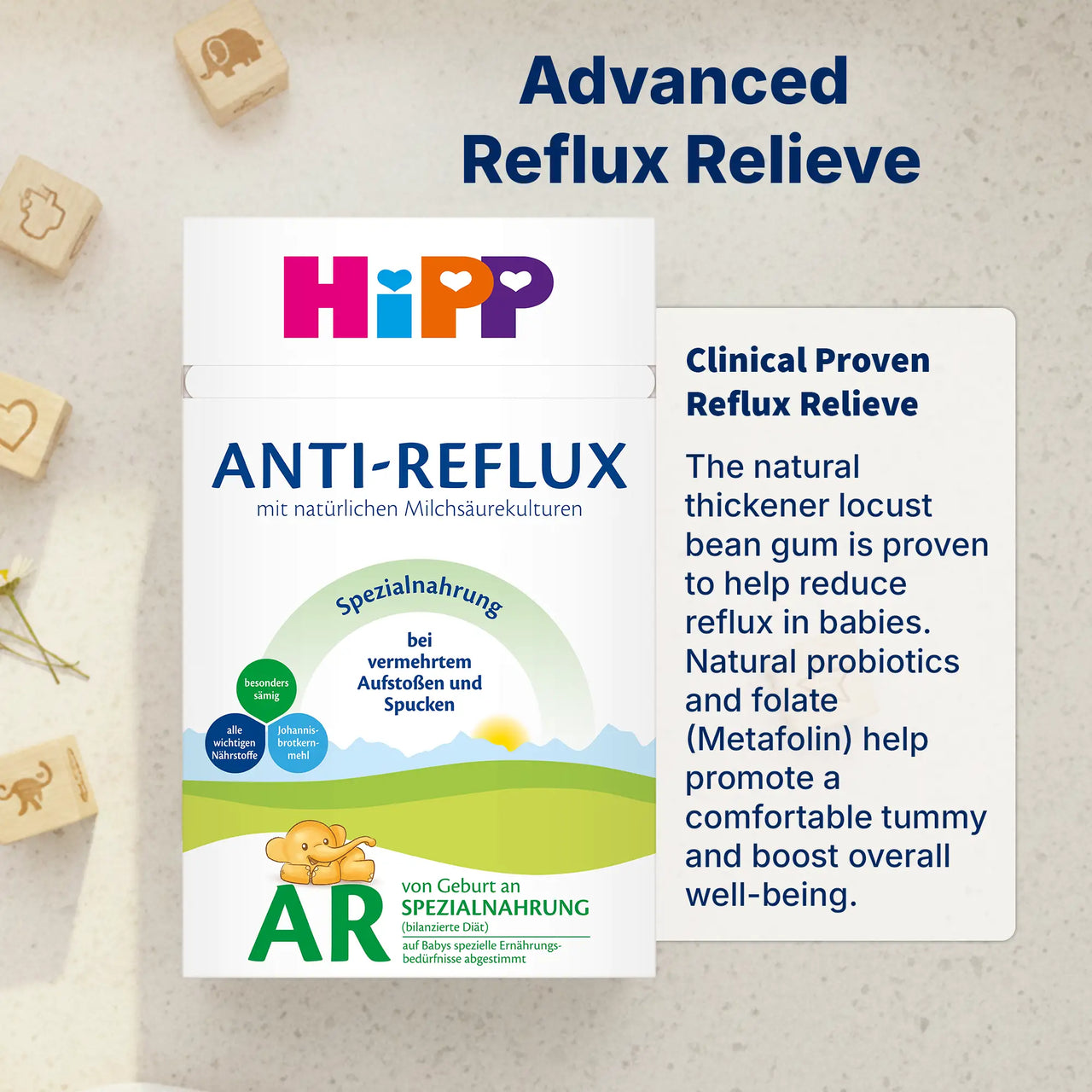 HiPP Anti-Reflux – Specialty Formula 0-12 months, German Version (600g)