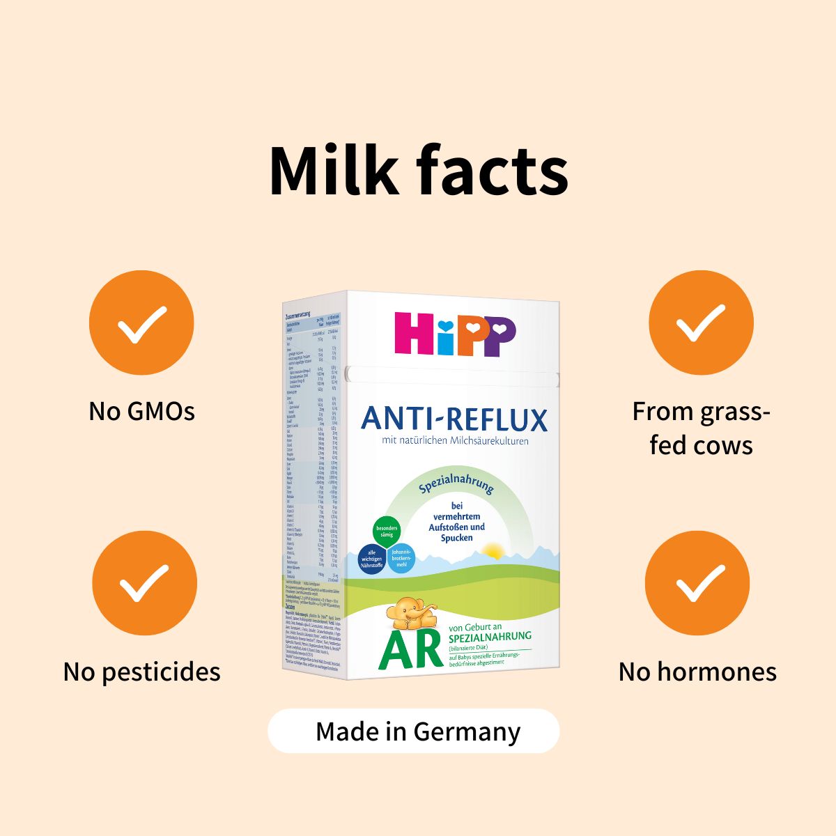 HiPP Anti-Reflux – Specialty Formula 0-12 months, German Version (600g)