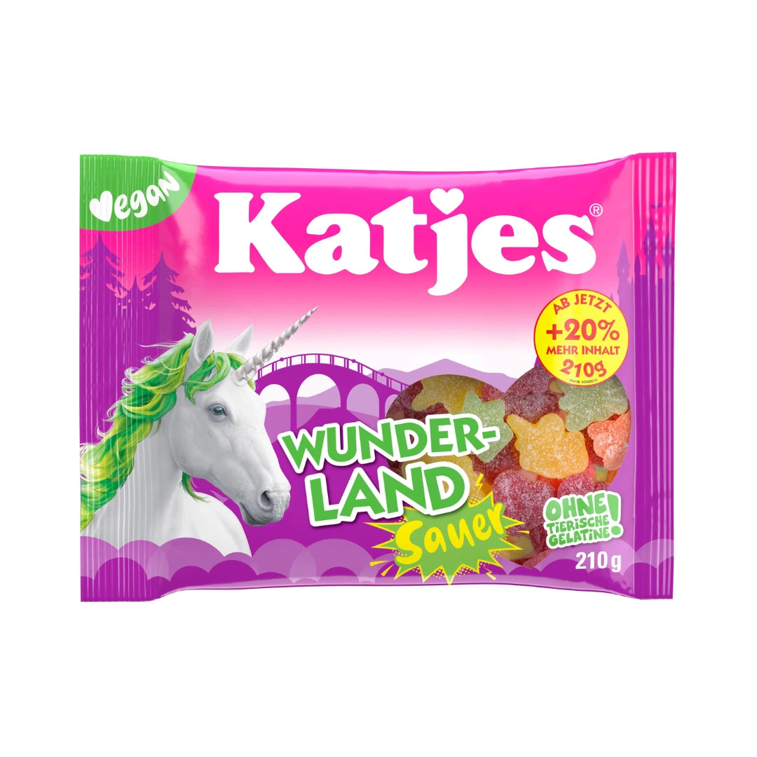 Katjes Wonderland Sour 210g/7.41oz (German gummy candy)
