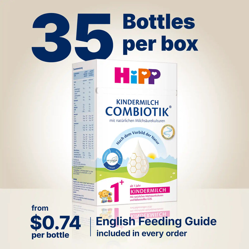 HiPP Combiotik 1+ year – Organic Cow Milk Formula 1+ year, German Version (600g)