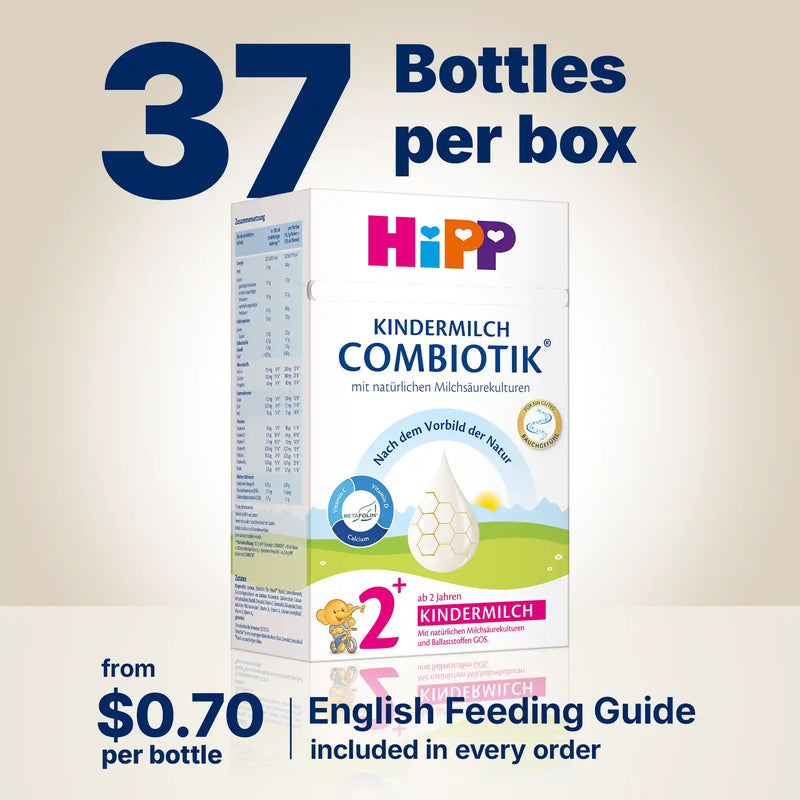 HiPP Combiotik 2+ years – Organic Cow Milk Formula 2+ years, German Version (600g)