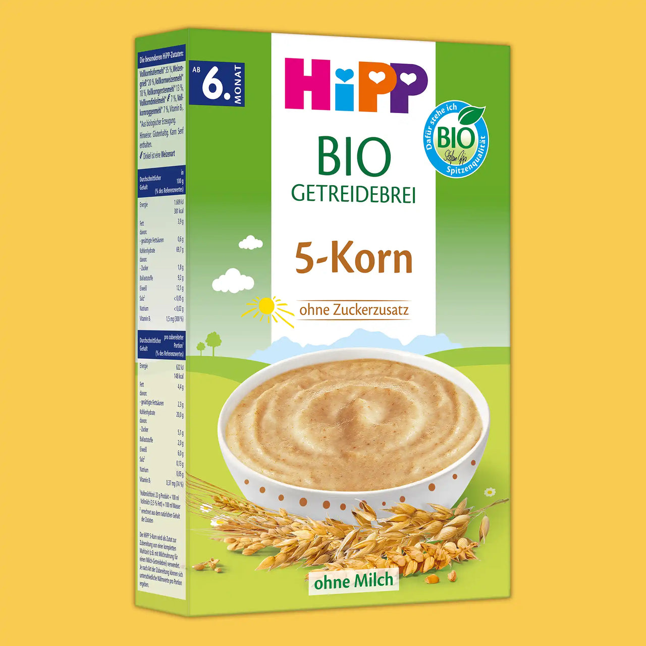 HiPP 5-Grain – Organic Cereal Porridge  6+ months (200g)