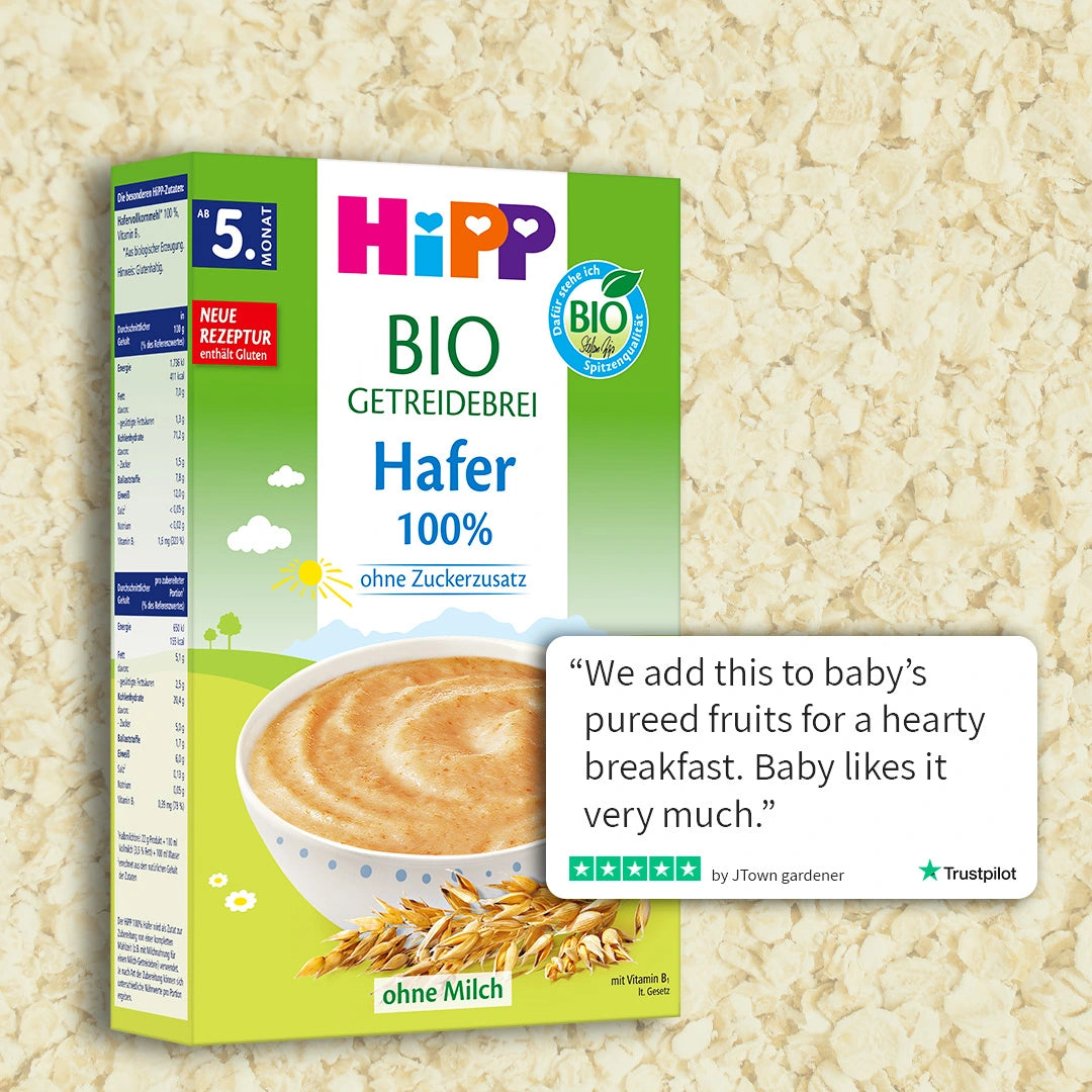 HiPP 100% Oats – Organic Cereal Porridge 5+ months (200g)