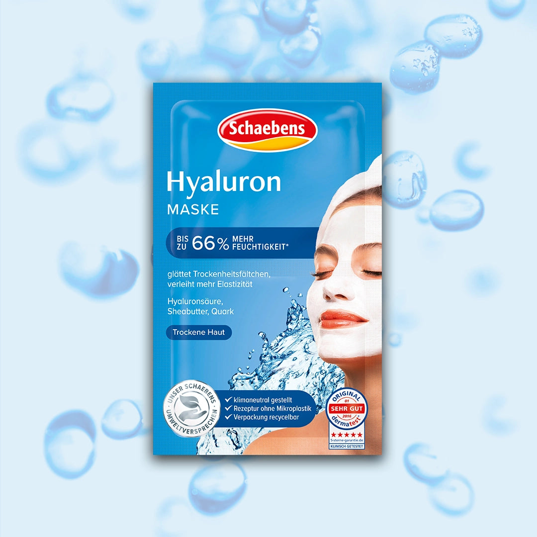 Schaebens Hyaluronic Acid Hydrating Face Mask for a Plump & Dewy Skin