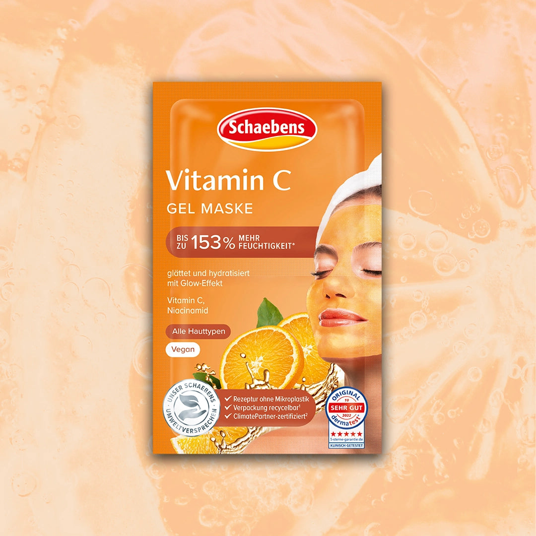 Schaebens Vitamin C + Niacinamide Gel Face Mask for a Radiant and Even Complexion