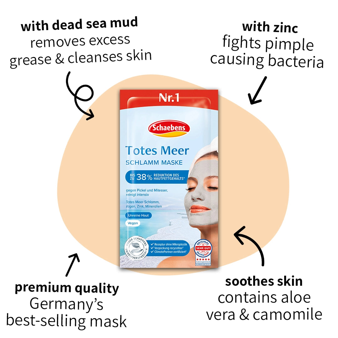 Schaebens Deeply Purifying Dead Sea Mud Face Mask for a Healthy & Pure Skin